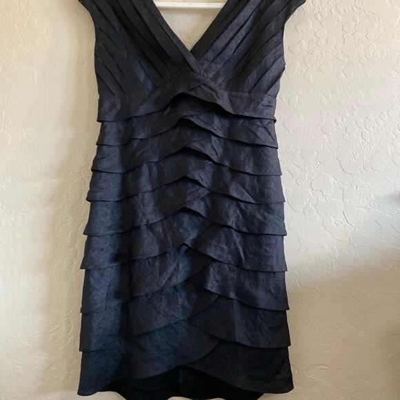 Adrianna Papell black cocktail dress - Picture 5 of 10